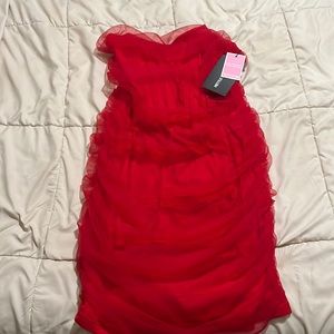 SHAPE RED MESH CORSET